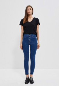 Džinsai aukštu liemeniu