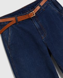 Džinsai su dirželiu